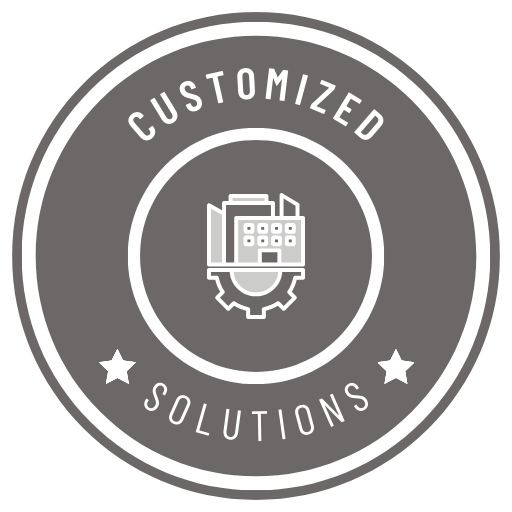 Badge - Gray - Customized Solutions