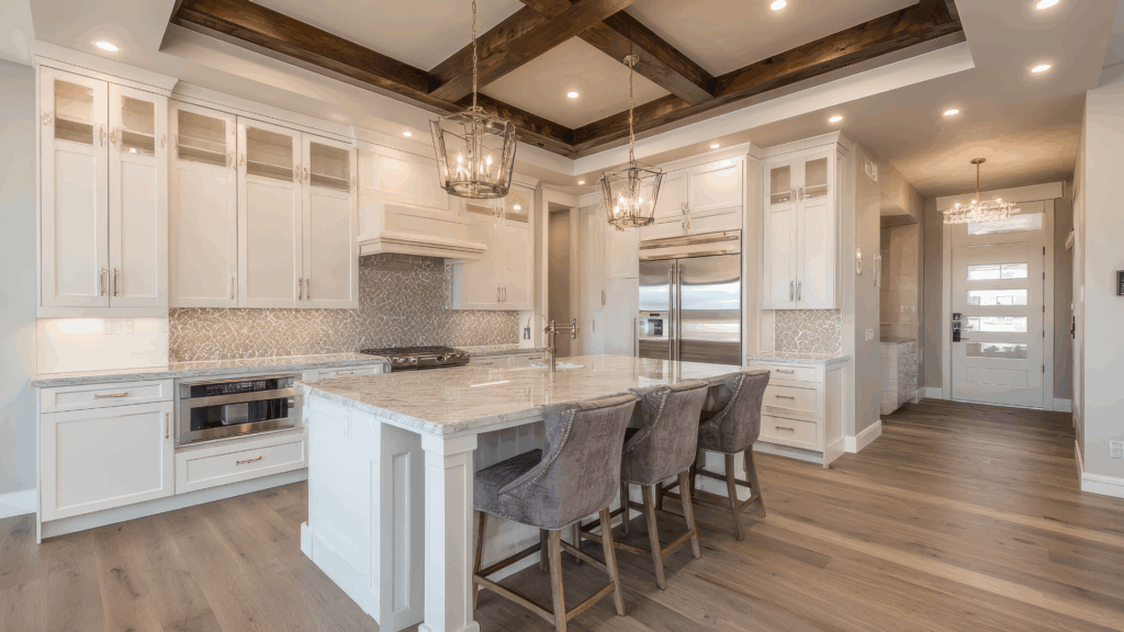 Beautiful modern open floor plan kitchen