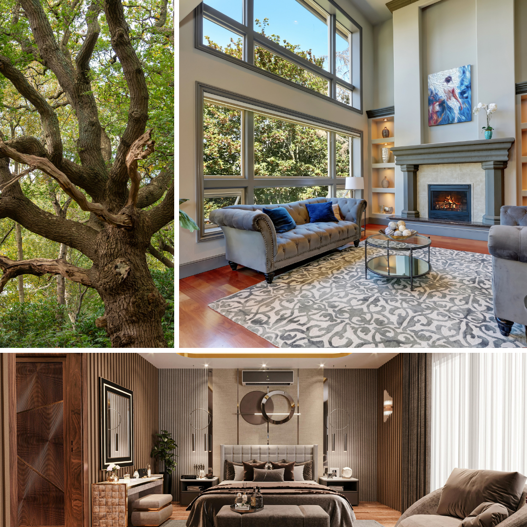 Vaulted ceilings & oak inspired home remodeling projects