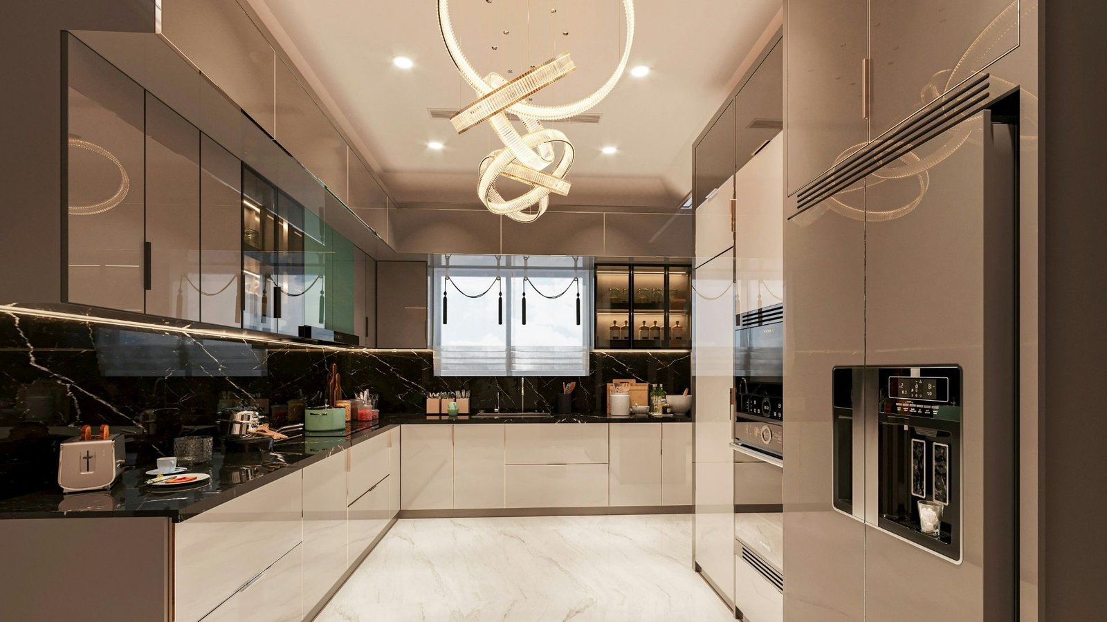 Newly remodeled kitchen.
