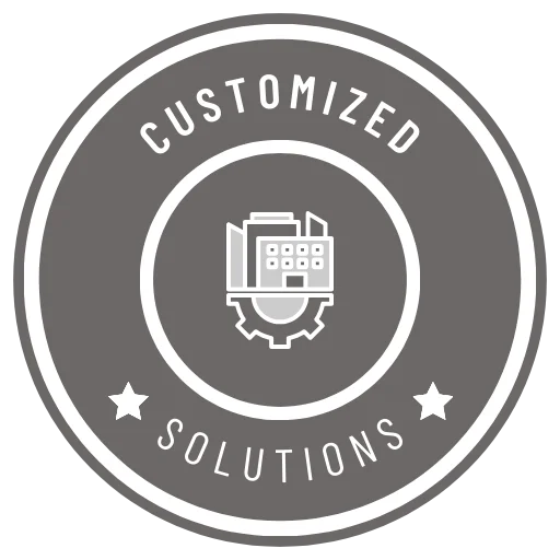 Badge - Gray - Customized Solutions