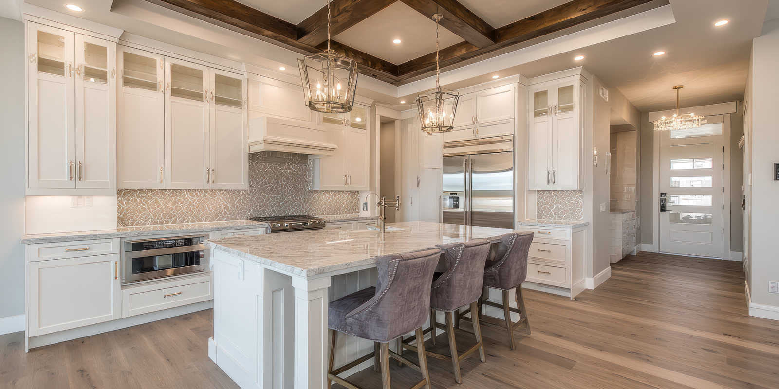 Beautiful modern open floor plan kitchen